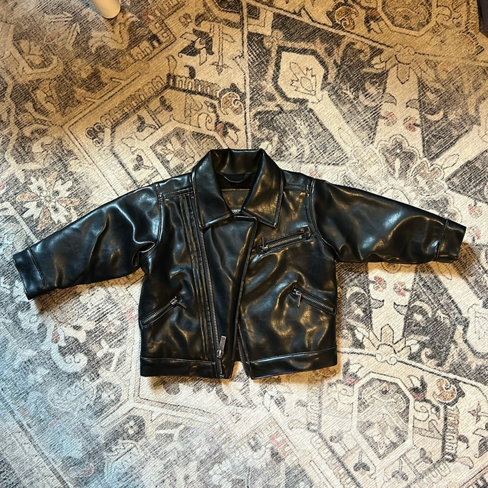 Kenneth Cole Baby Leather Jacket